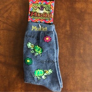 NWT Mudd turtle speedy socks